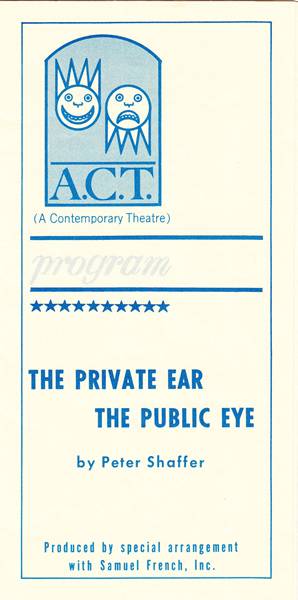 The Private Ear/The Public Eye